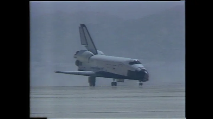 1981 - First Space Shuttle Landing (CBS News)