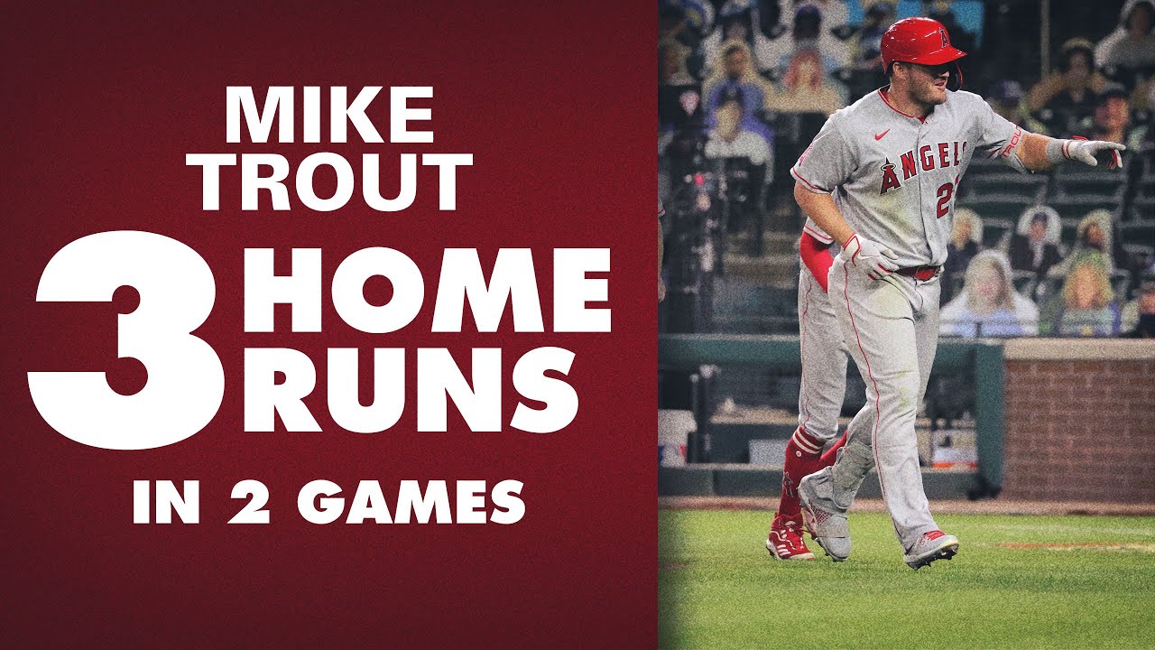 Angels' Mike Trout ON FIRE since return after birth of son (3 homers in 2 games!)
