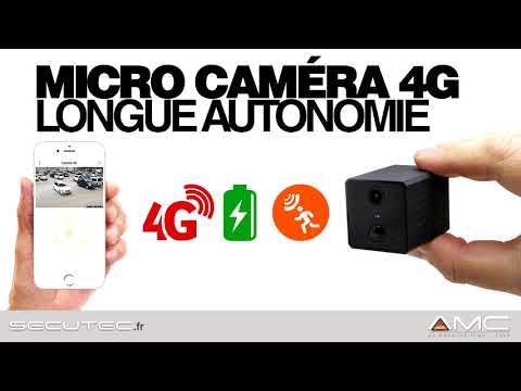 Active Media Concept Mini caméra Espion WiFi discrète avec Enregistrement  HD Longue autonomie à intégrer, microSD 128 Go Incluse