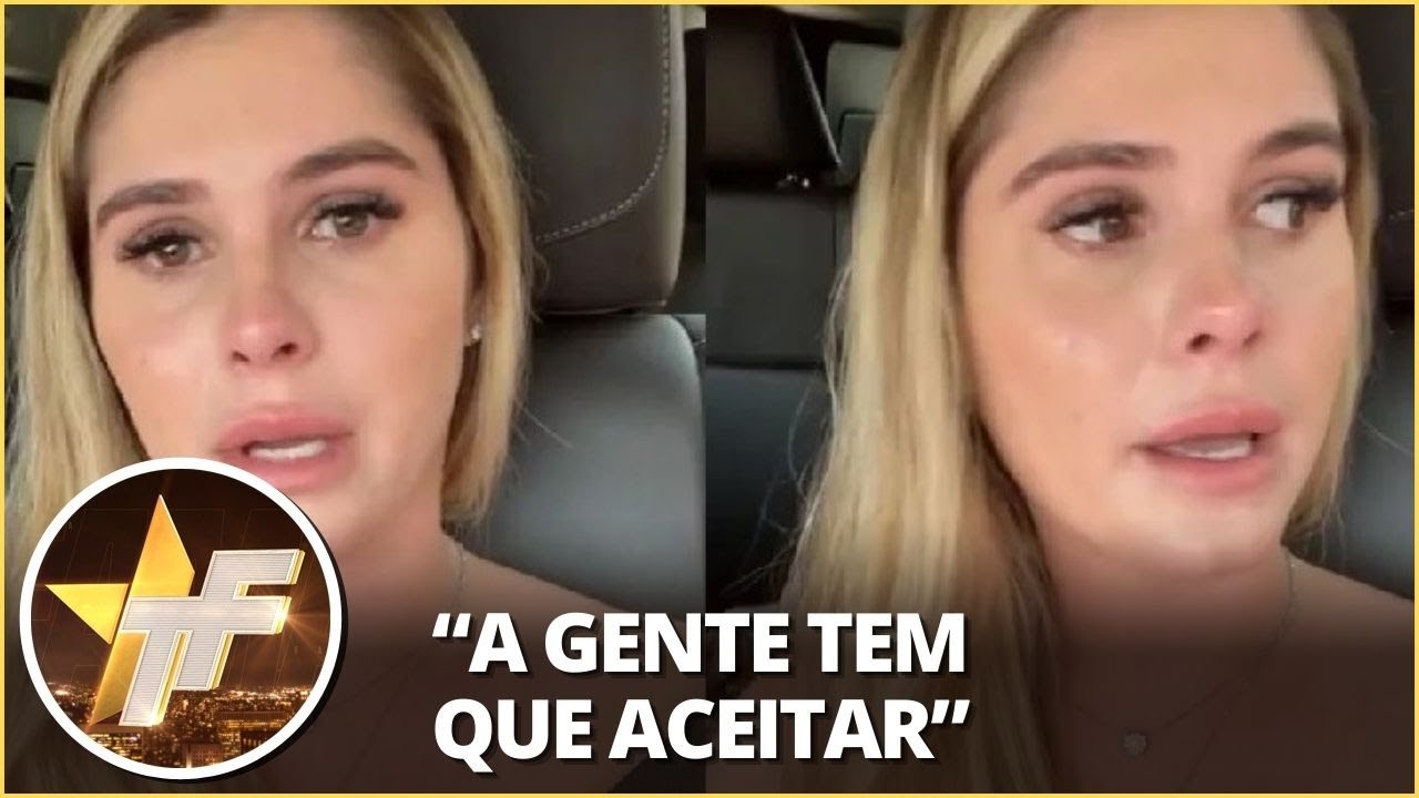 Grávida de gêmeos, Bárbara Evans chora ao revelar morte de um dos bebês