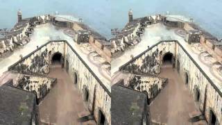 Castillo San Felipe del Morro y Castillo San Cristobal de San Juan, Puerto Rico Estéreo (((3D)))