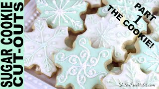 GLUTEN FREE SUGAR COOKIES RECIPE ( Soft !) BEST Gluten-Free Sugar Cookie Cutouts Roll-outs Christmas