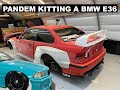 PANDEM KITTING ANOTHER BMW E36 | 12K Build off Challenge!