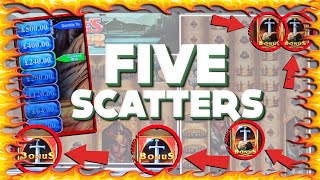 Five Scatters, Big Gambles & Lots of Slots!!