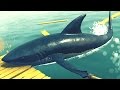 SHARK ATTACKIN' ME RAFT!!! - Raft