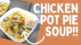 Chicken Pot Pie Soup Recipe | Easy and Delicious