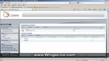 Microsoft SharePoint 2007 WingsLive com