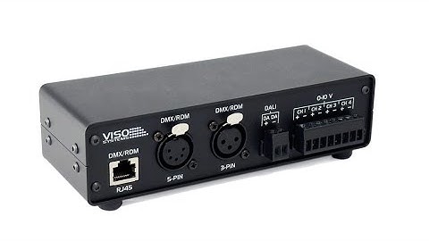 Viso LightInterface - DALI - DMX/RDM - 0-10V controller