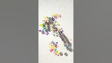 🔔 🌈Colorful Beads & Silver Bells – ASMR That Pops, Clicks & Sparkles #asmr #satisfying