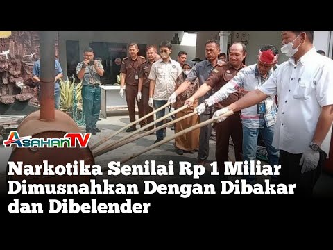 Kejari Asahan, Musnahkan Barang Bukti - Asahan TV