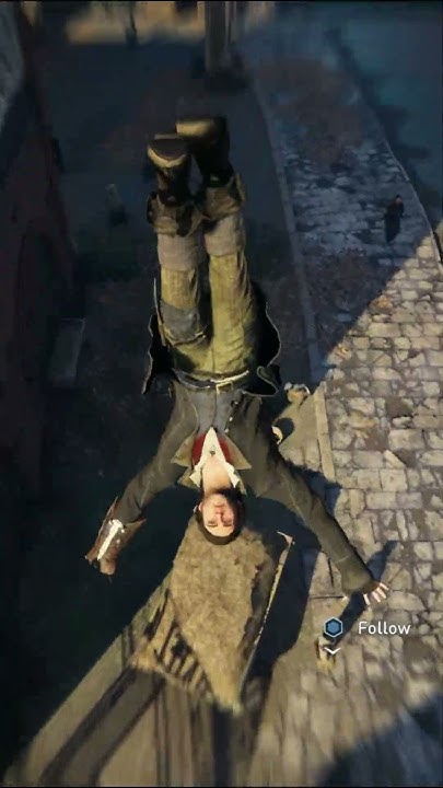 Ac Syndicate Perform A Leap Of Faith From A Zipline leap of faith by Frye twins | AC Syndicate #shorts #gamingcommunity #