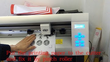 Manual for automatic contour cut in coreldraw with MYCUT vinyl cutter