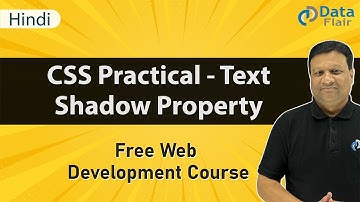 CSS Practical - CSS Text Shadow Property | How to Add a Shadow to Text | What is Text Shadow [Hindi]
