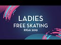 Alana Toktarova (KAZ)| Ladies Free Skating | Riga 2019