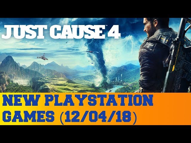 New PlayStation Games for December 4th 2018