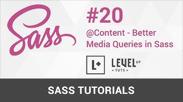 Sass Tutorials #20 - @Content - Better Media Queries in Sass