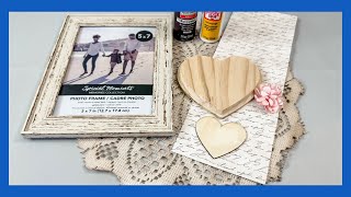 Rustic Heart Decor DIY || Using Dollar Tree Supplies || Just 1 Easy Craft