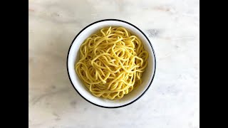 Cara Membuat Mie Kuning Tanpa Ulen