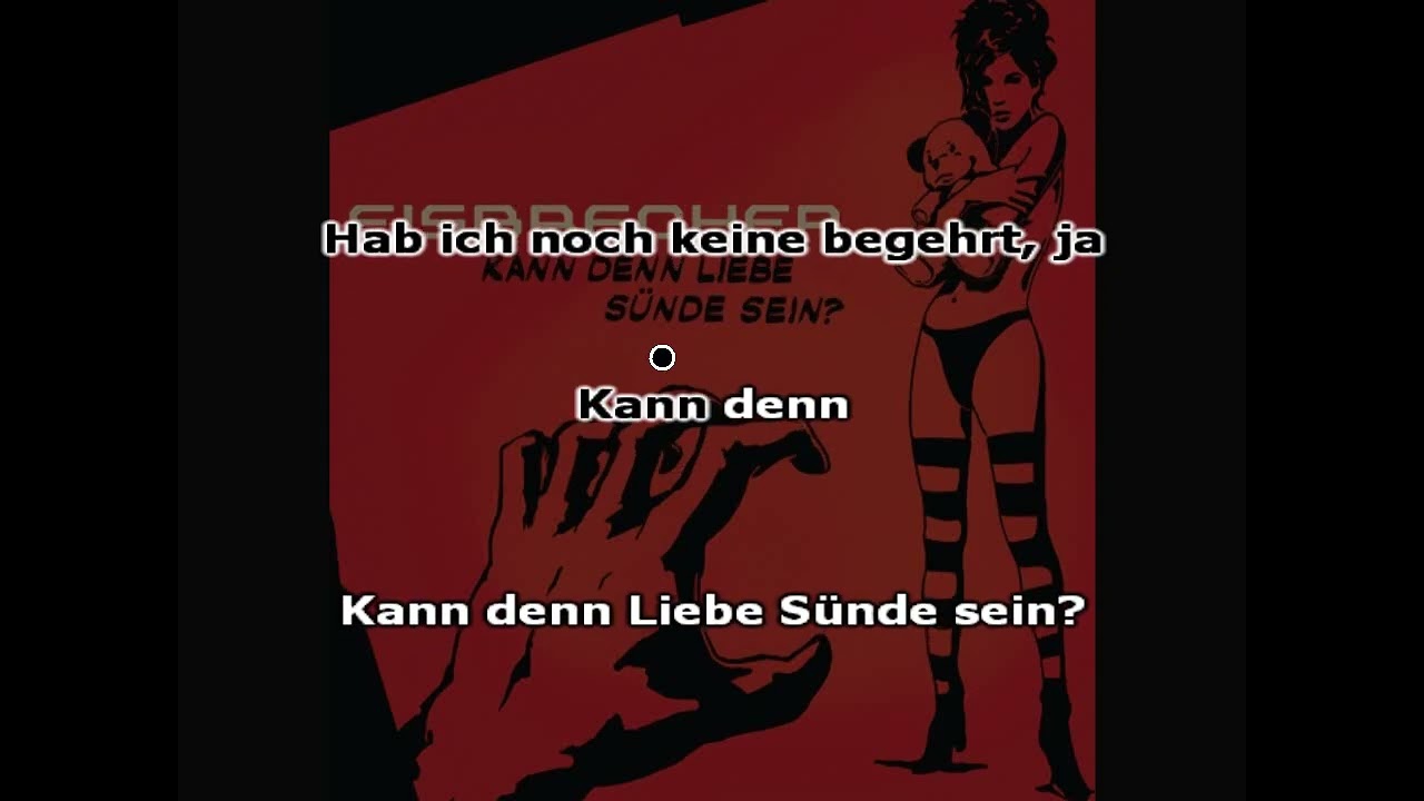Eisbrecher - Kann Denn Liebe Sünde Sein (karaoke)