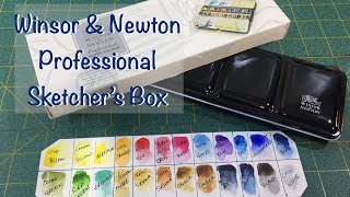 Winsor & Newton Professional Sketcher Box Watercolor Opening Review