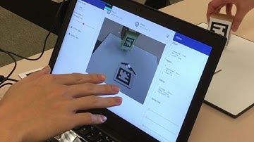 Web Augmented Reality Game - Hit a Moving Object
