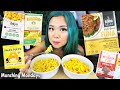 VEGAN TASTE TEST (mac & cheese, vegan tuna, jerky, etc) MUKBANG // Munching Mondays Ep.31