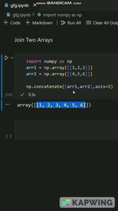 How to Merge Arrays? #python - YouTube