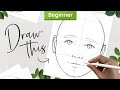 The Easy Way To Draw A Face • Step By Step Portrait Tutorial
