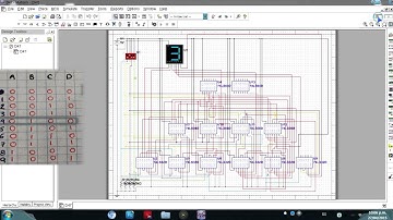 Decodificador de 4 a 7 - Simulacion (Multisim)