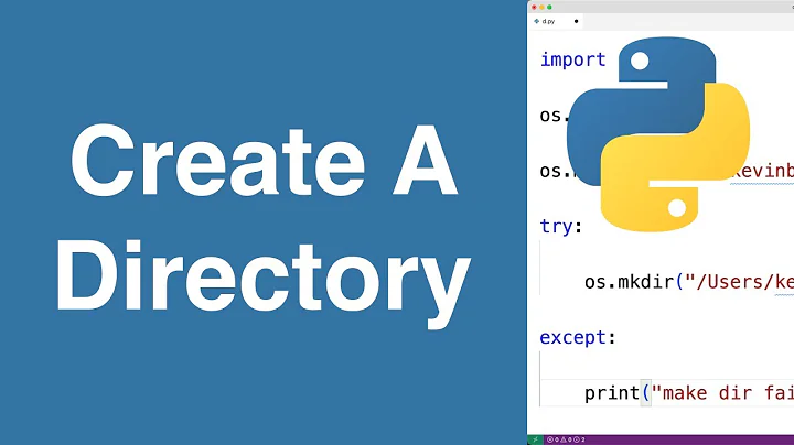 Create A Directory | Python Tutorial