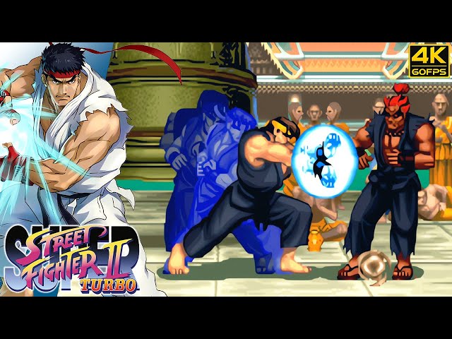 Street Fighter II Turbo (Arcade) Ryu run-through (60FPS) 