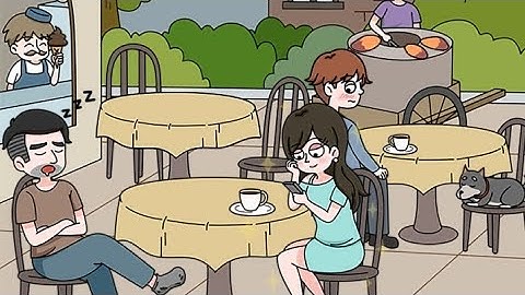 Brain out 2 level 72 how to join a table with a beautiful women? Walkthrough solution