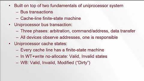 Lecture 13a. Bus-based coherence