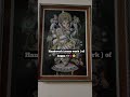 STONE WORK ON PAINTING OF BAPPA 🫶🏻💗🥹#shreeganeshji