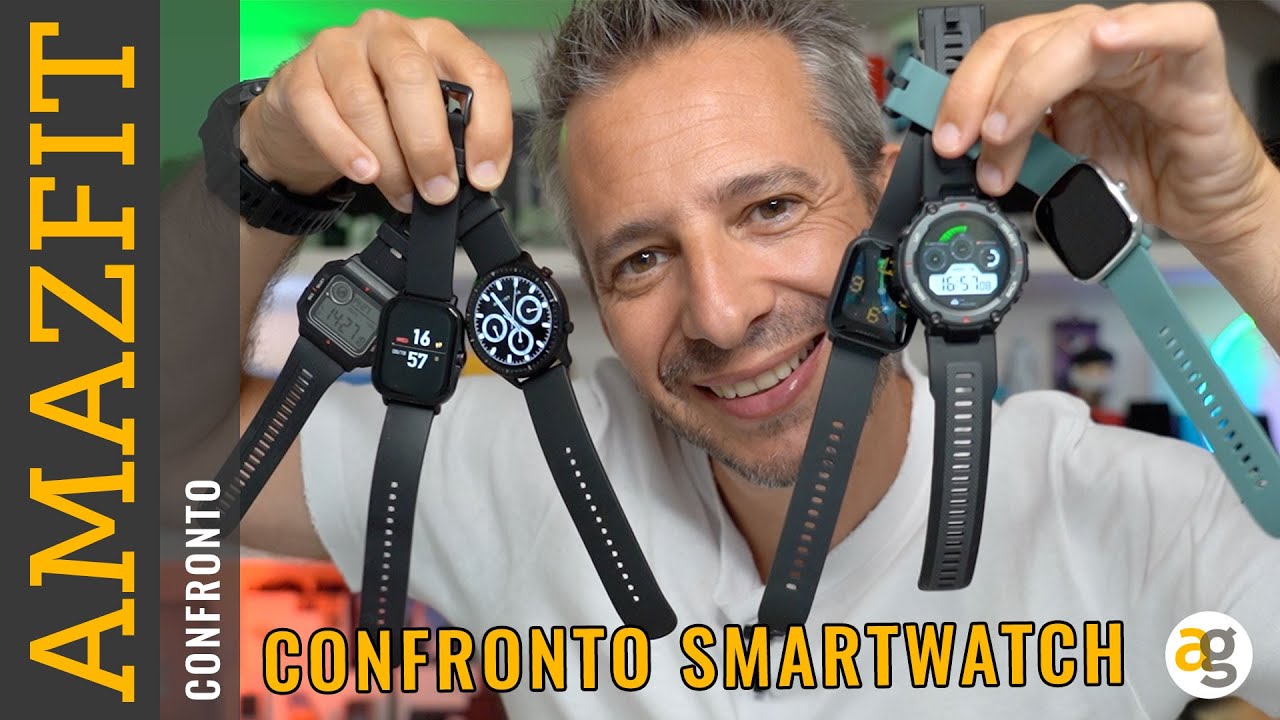 Confronto SMARTWATCH AMAZFIT. Quale comprare? 