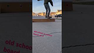 old school vs. normal board (bs board slide) skateboading skateboard skatebaording skate skate