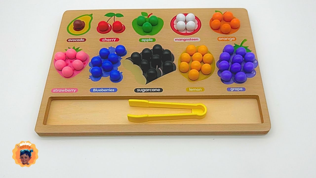 تعرف على أسماء الفواكه و الأرقام العربية مع ال Puzzle الملون | Learn Arabic for Kids