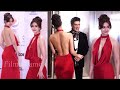 Uff h0ttness overload disha patani looks so slaying in very bold red backless dress at red carpet