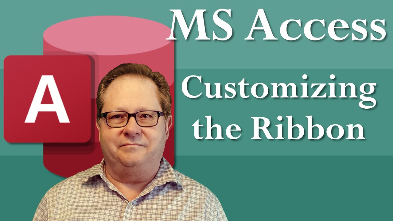 Microsoft Access: Making Changes to the Ribbon Menu - YouTube
