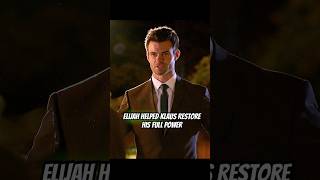Elijah helped Klaus restore his full power.#foryou #shortvideo #shorts #series