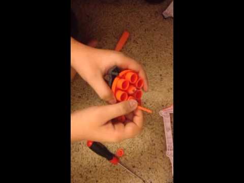 How to mod nerf maverick (penny mod and air restrictor take out)