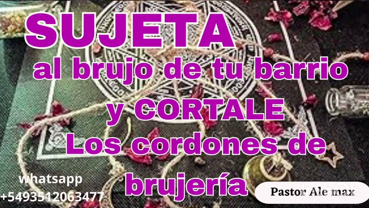 Sujeta al brujo de tu barrio! Y corta Todos los cordones de brujería!!! 
