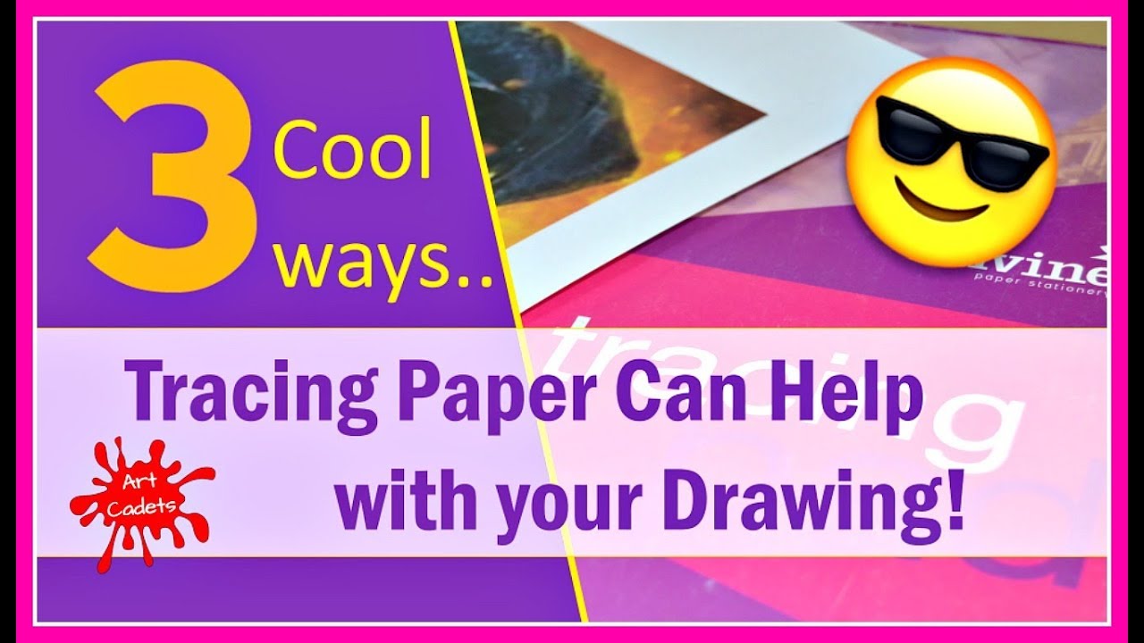 3 EASY Ways to use TRACING PAPER to IMPROVE your DRAWING! Step by Step  tutorial 