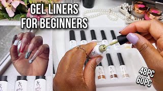 NEW Gel Liners for Beginner Nail Art | SXC Cosmetics