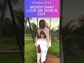 Wendy Shay reacts to new single love me now - watch #ghana #sarkodie #wendyshay