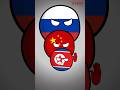 Best friends of north  south korea countryballs