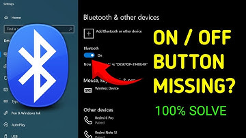 Bluetooth On Off Button Is Missing In Windows 10/11 || Bluetooth not working PC and Laptop Windows