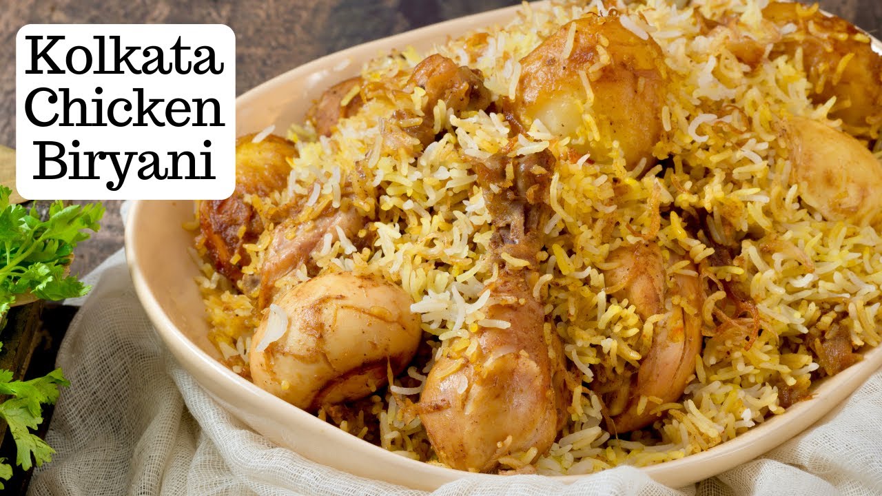 Kolkata Style Aloo Chicken Biryani | Kunal Kapur Rice Recipes | कोलकाता चिकन बिरयानी आलू वाला