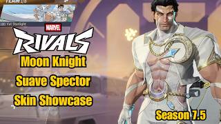 Moon Knight | Suave Spector Skin Showcase | Marvel Rivals Gameplay Season 7.5