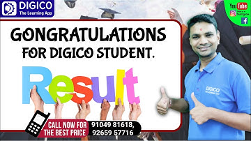 CONGRATULATION FOR DIGICO STUDENT || GTU RESULT || MISSION 9+ SPI